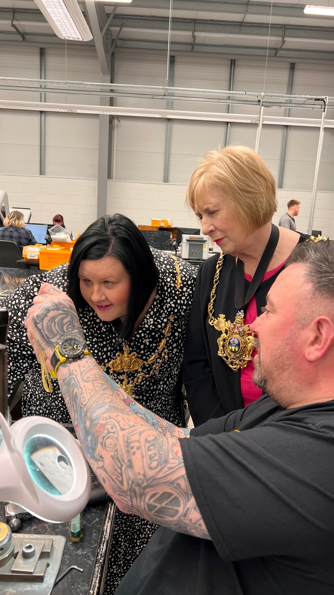 Lord Mayor Visits Sheffield Assay Office