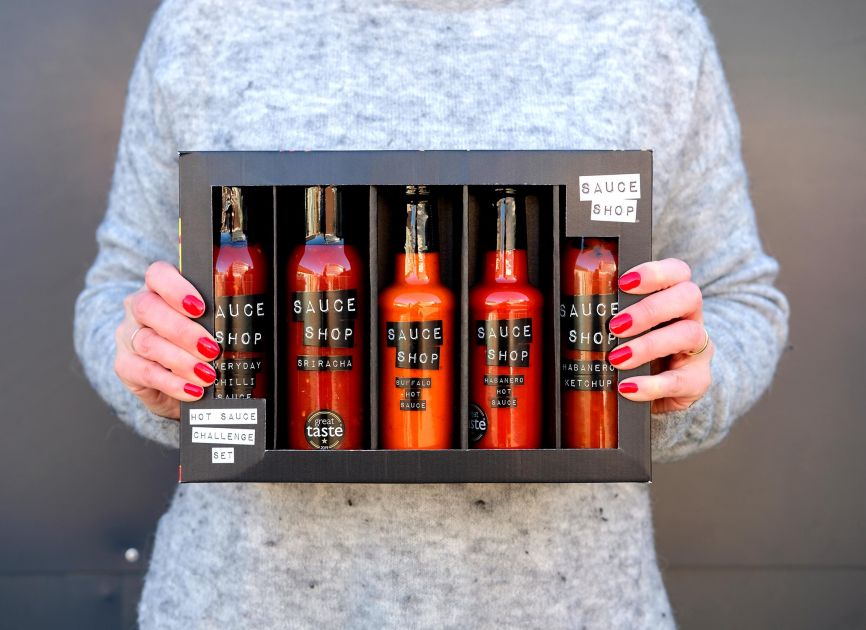 Sauce Shop Goes Green with Glass Packaging